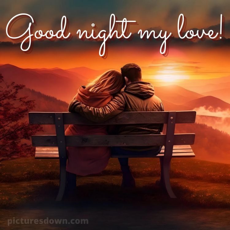 Good night msg for love picture bench free download