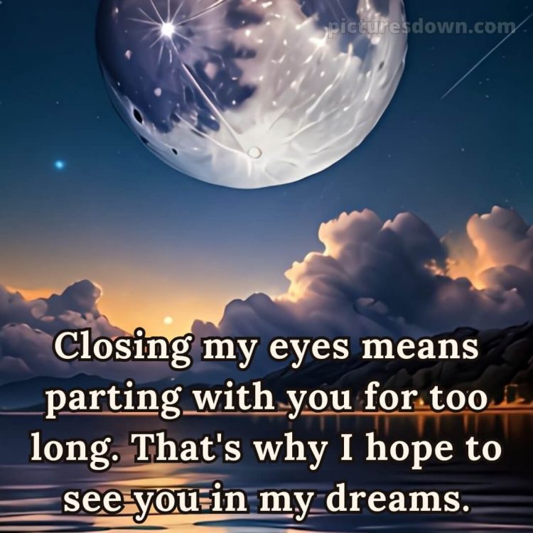 Good night msg for love picture moon free download