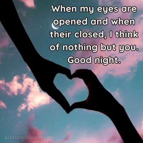 Good night msg for love picture hands free download