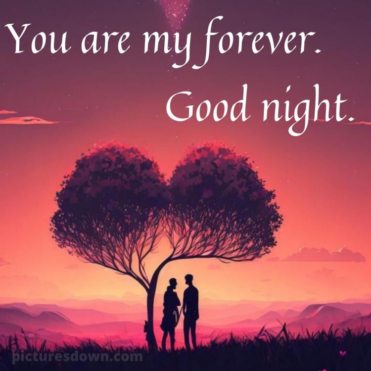 Good night msg for love picture wood free download