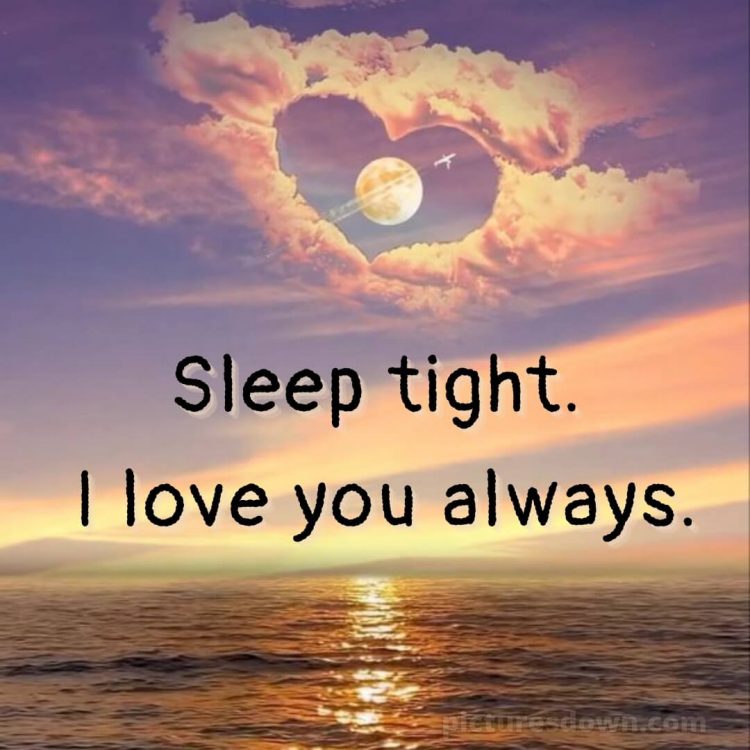 Good night my love images picture clouds free download