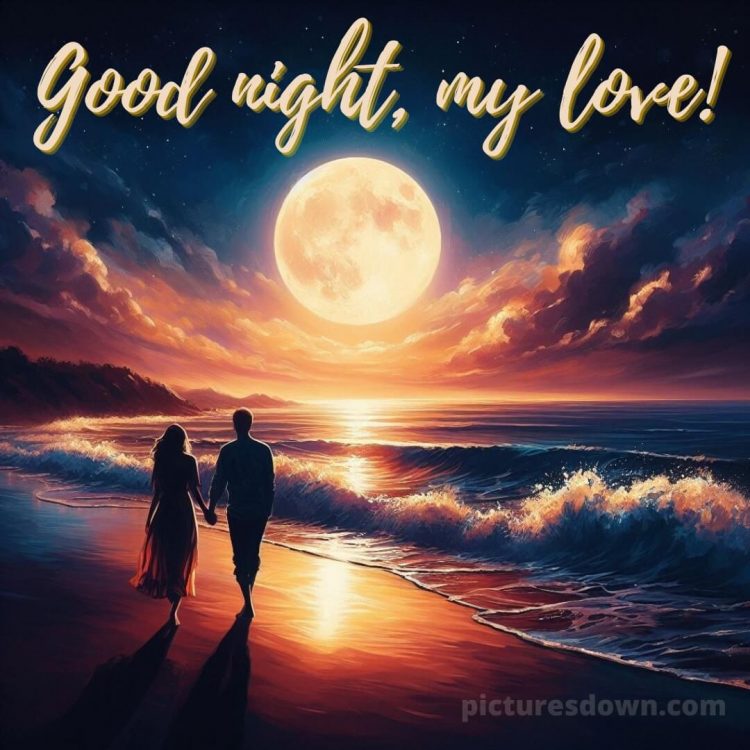 Good night photo love picture surf free download