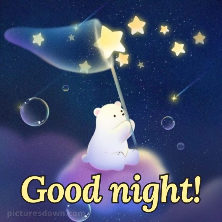 Good night pic love picture polar bear free download