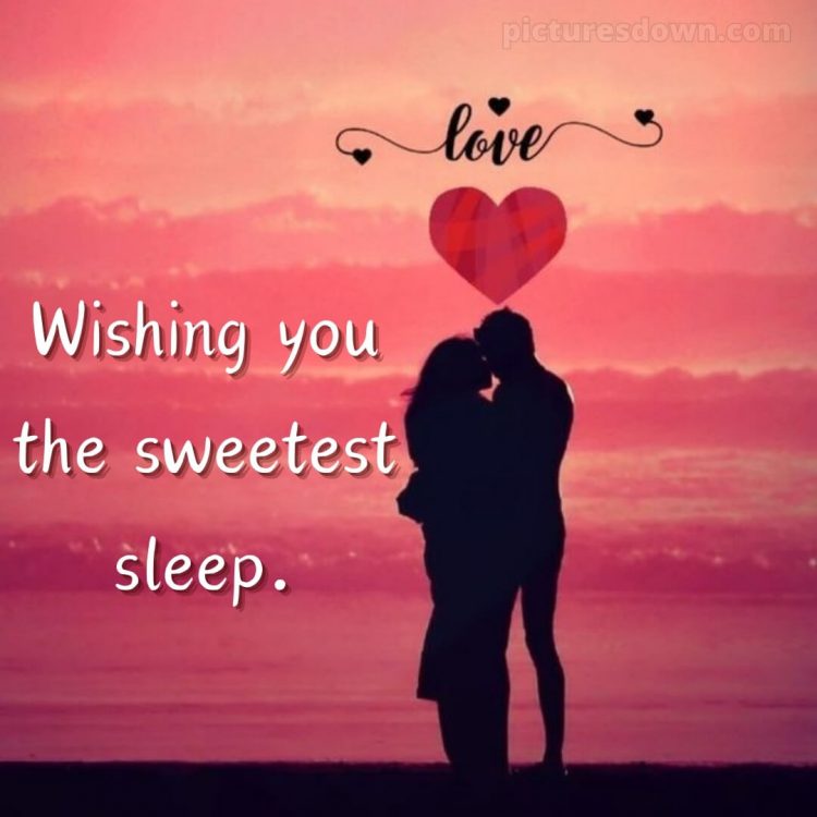 Good night quotes love picture kiss free download