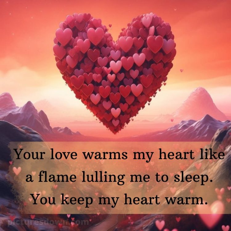 Good night quotes love picture heart free download