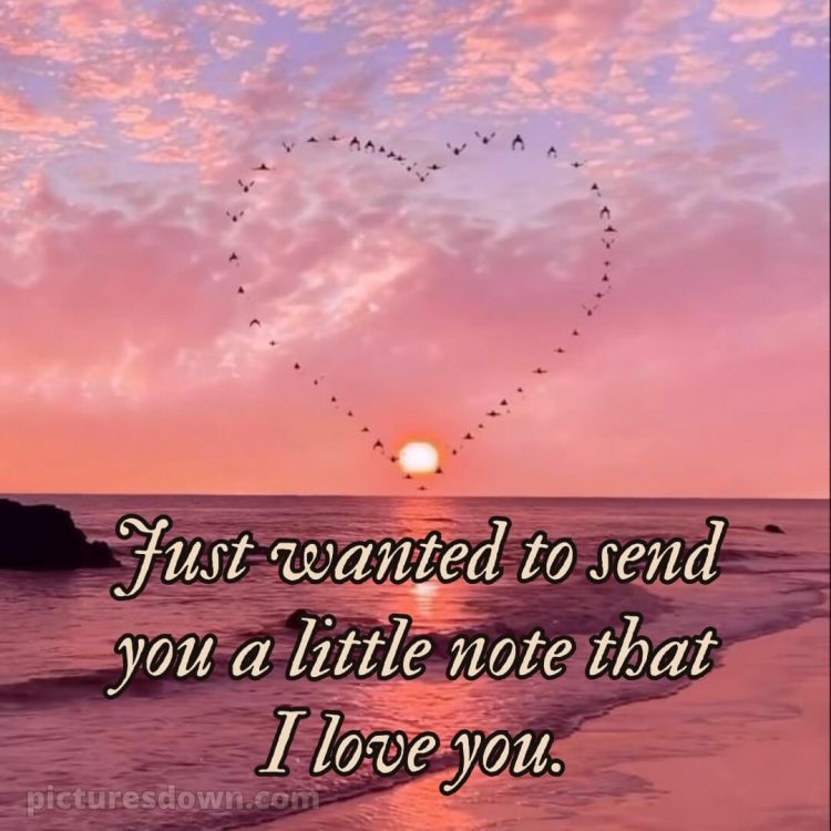 Good night quotes love picture pink sky free download