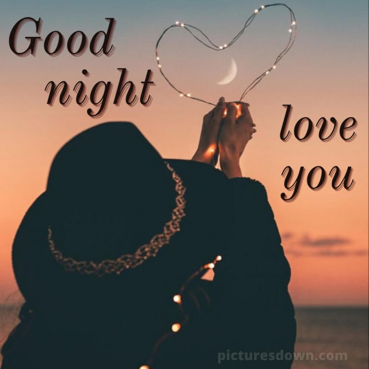 I love you good night picture moon in the heart free download