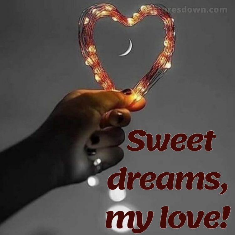 I love you good night picture hand free download