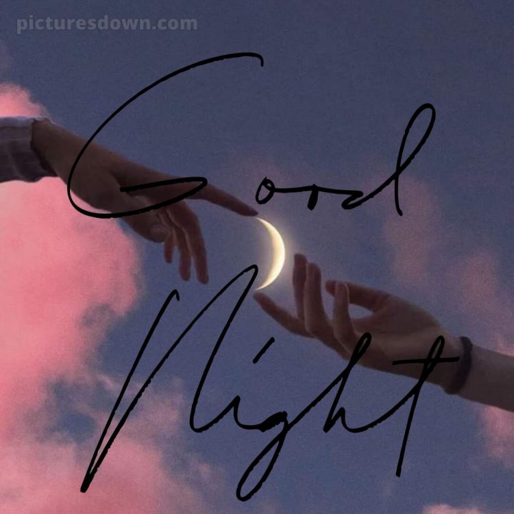 I love you good night picture moon in the sky free download