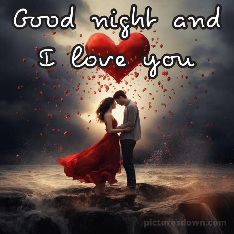 I love you good night picture couple free download