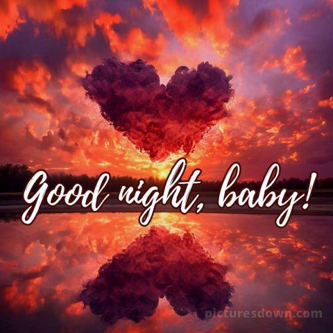 Love good night picture big heart free download