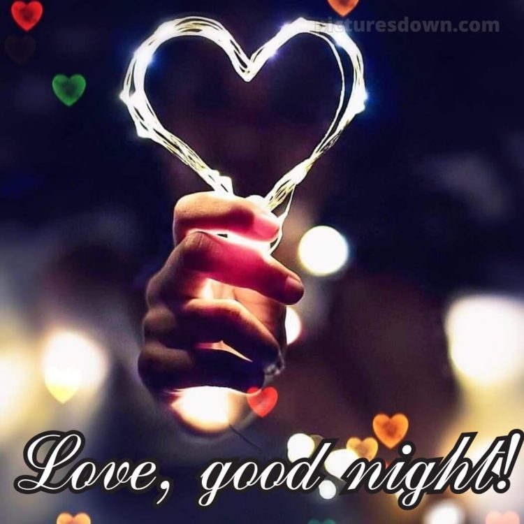 Love good night picture garland free download