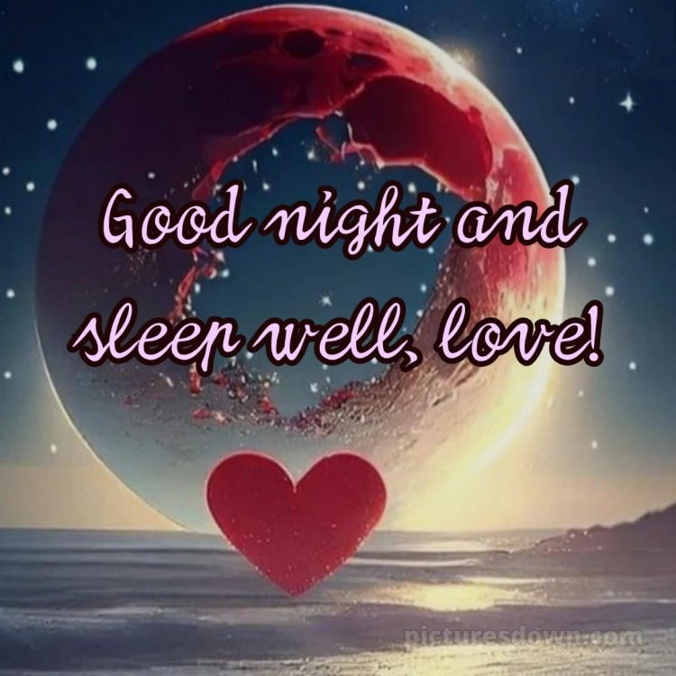 Love good night images picture heart free download