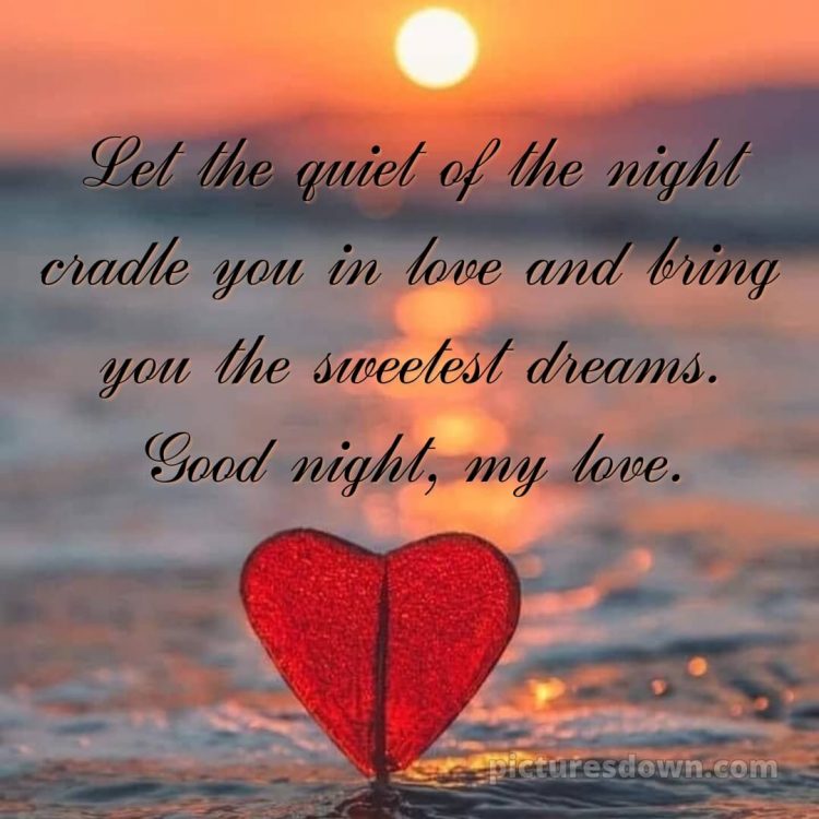 Love good night quotes picture heart free download