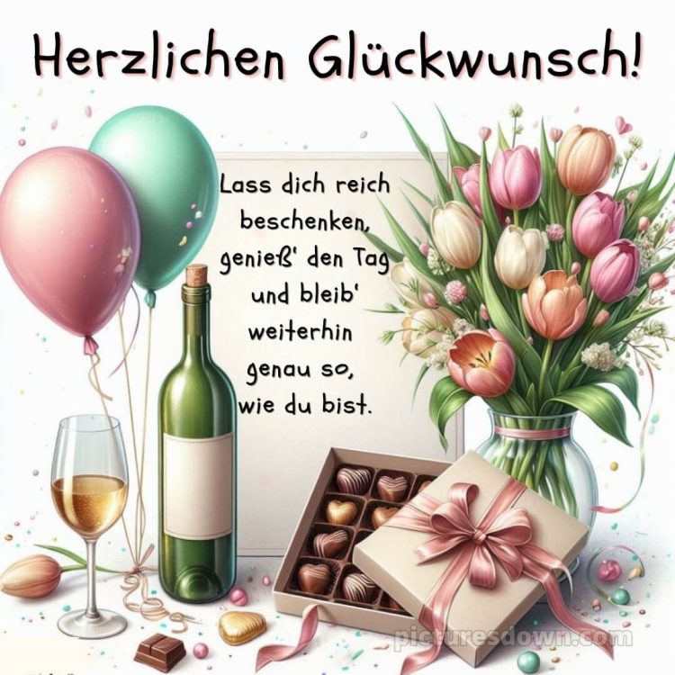 Alles gute zum geburtstag bilder bild Luftballons kostenlos