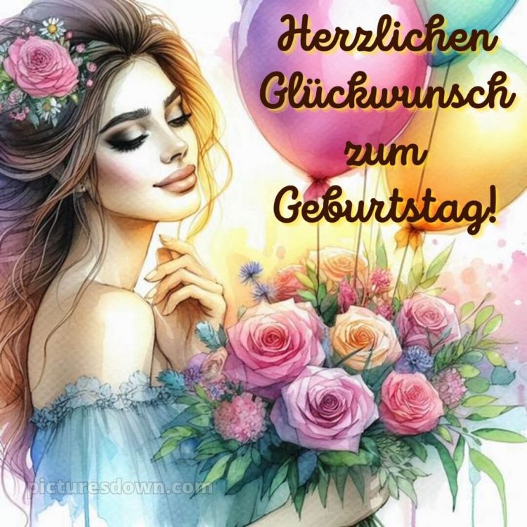 Alles gute zum geburtstag bilder bild Mädchen kostenlos
