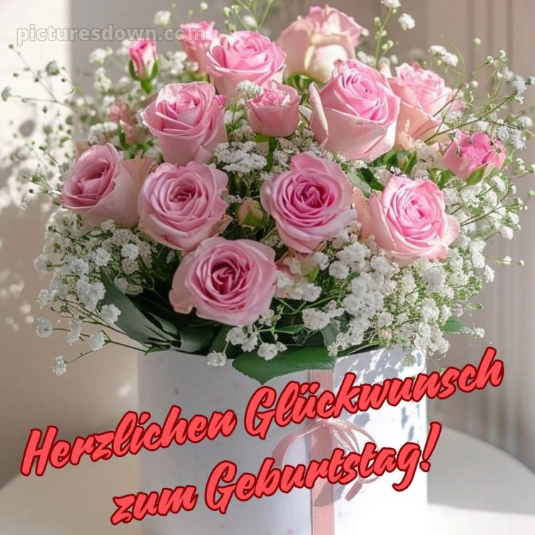 Alles gute zum geburtstag bilder bild Blumen kostenlos