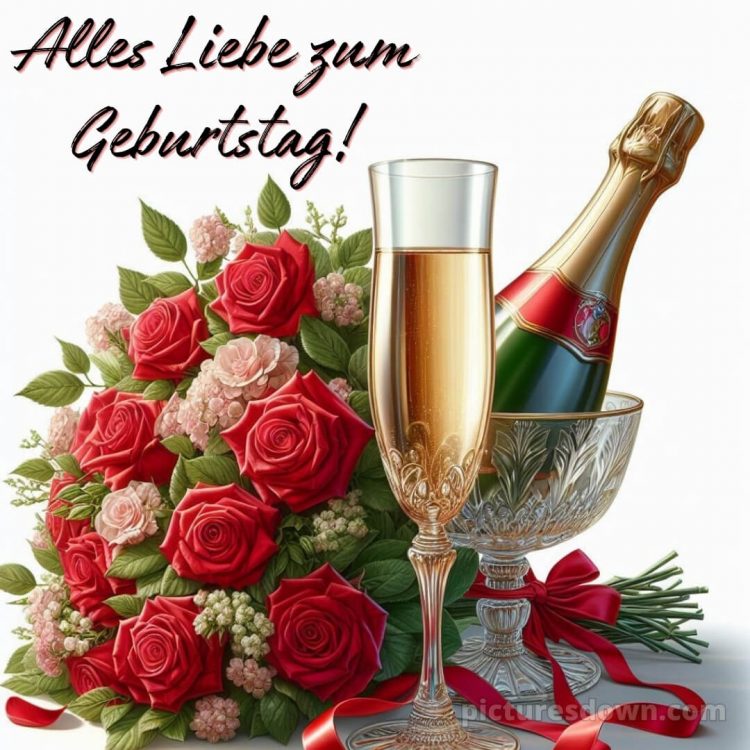 Alles gute zum geburtstag bilder kostenlos bild Sekt kostenlos