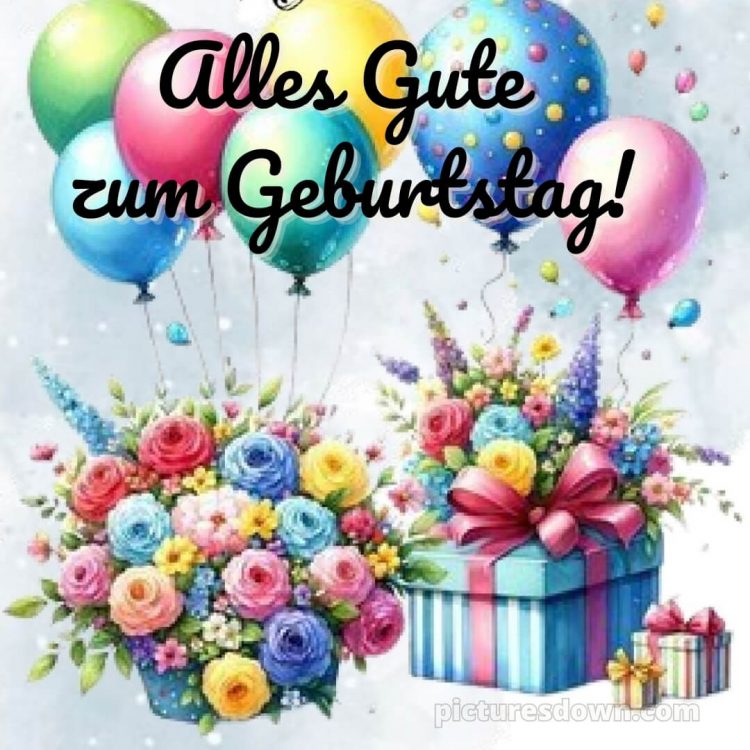 Alles gute zum geburtstag bilder kostenlos bild Luftballons kostenlos