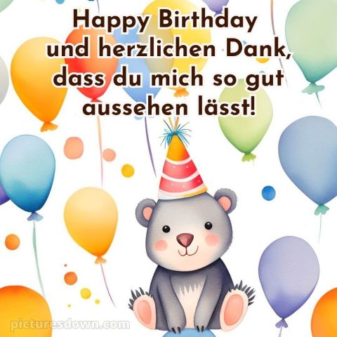 Alles gute zum geburtstag bilder lustig bild Luftballons kostenlos