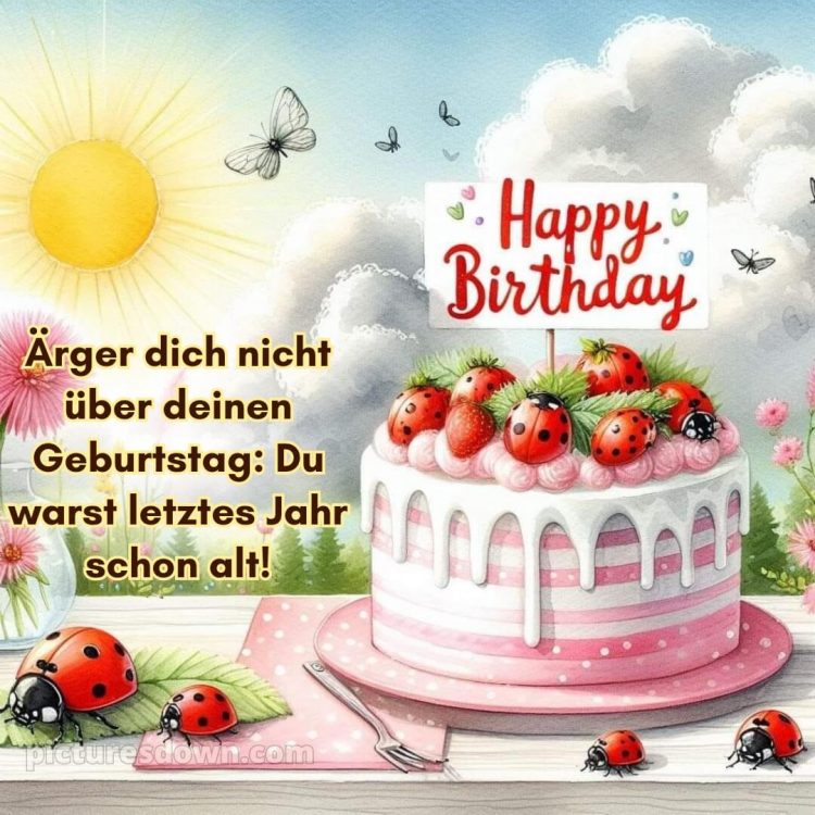 Alles gute zum geburtstag bilder lustig bild Kuchen kostenlos