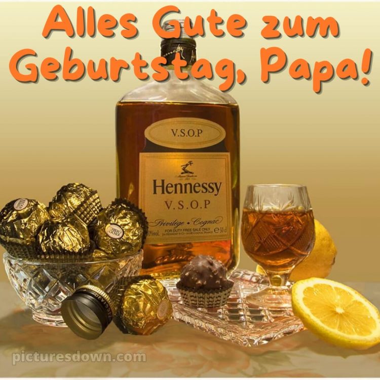 Alles gute zum geburtstag papa bilder bild Cognac kostenlos
