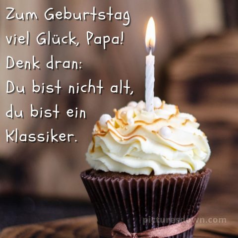 Alles gute zum geburtstag papa bilder bild Kerze kostenlos