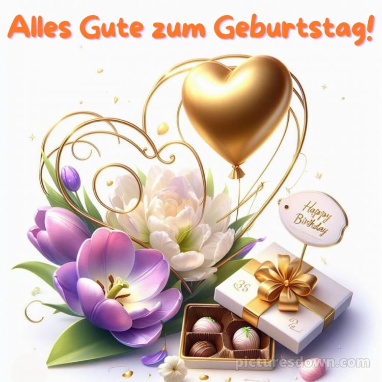Bilder alles gute zum geburtstag bild Süßigkeiten kostenlos