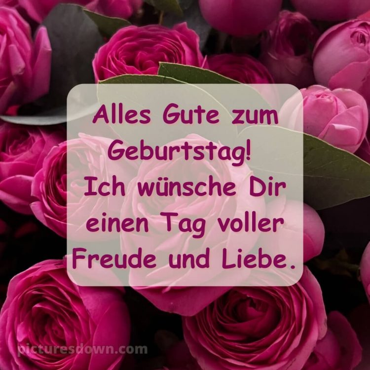 Bilder alles gute zum geburtstag bild Blumen kostenlos