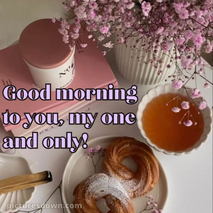 Good morning images romantic picture pastry free download