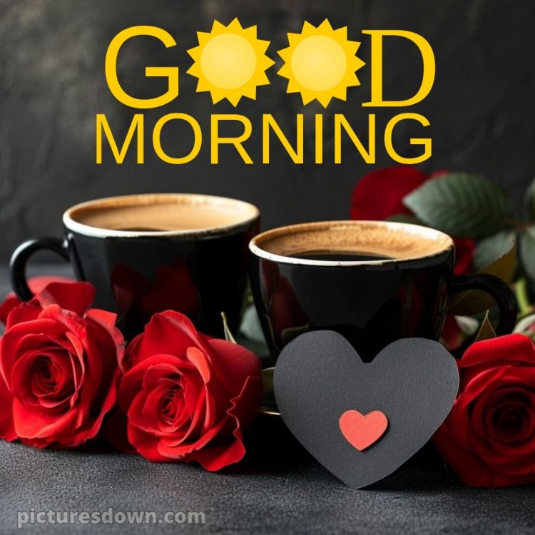 Love husband romantic good morning picture roses free download
