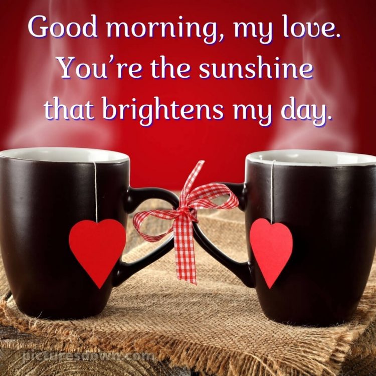 Love romantic good morning status picture hearts free download