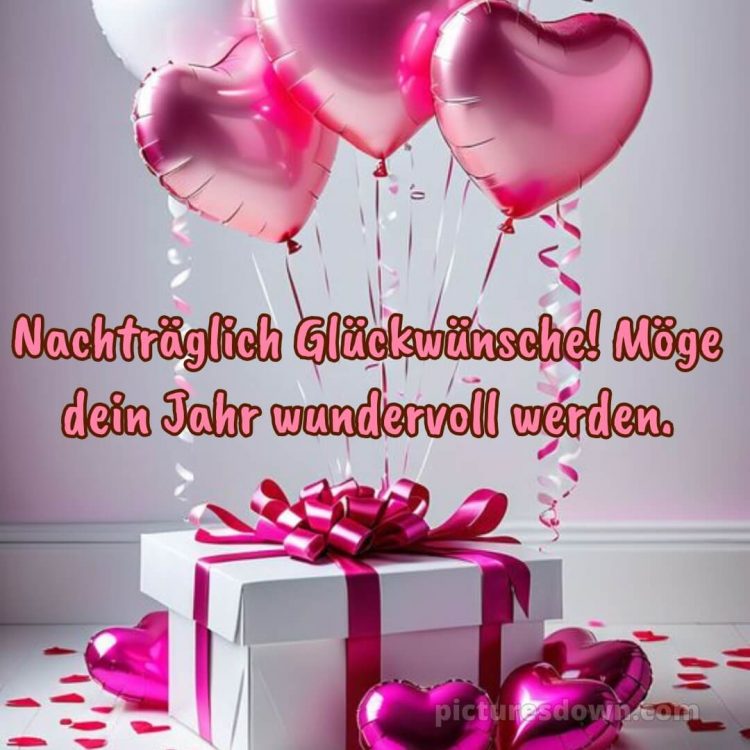 Nachträglich alles gute zum geburtstag bilder kostenlos bild Herzen kostenlos