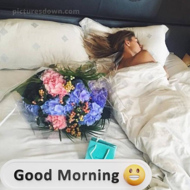 Romantic good morning picture bed free download