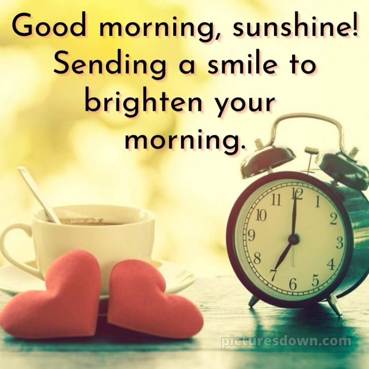 Romantic good morning dear picture alarm clock free download