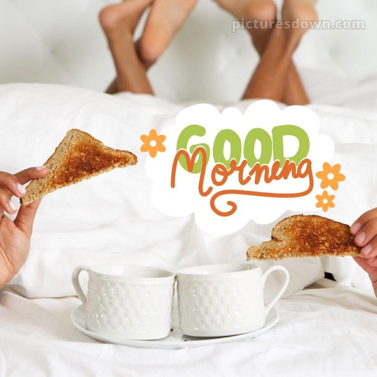 Romantic good morning dear picture bed free download