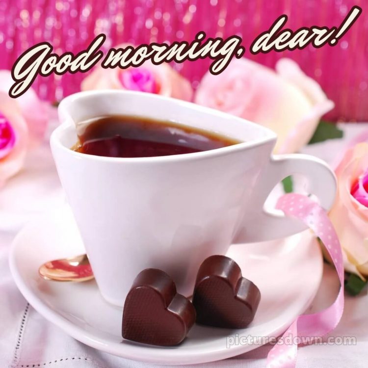 Romantic good morning dear picture sweets free download