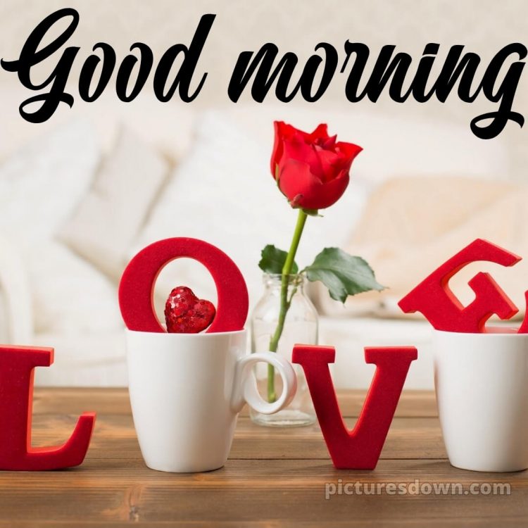Romantic good morning images for girlfriend picture rose free download