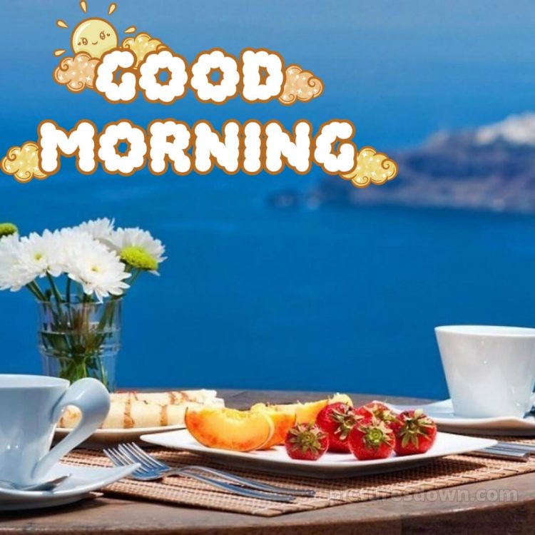 Romantic good morning images for girlfriend picture sea free download