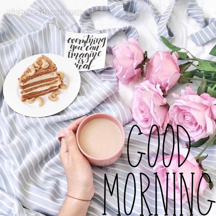 Romantic good morning images for girlfriend picture cake free download