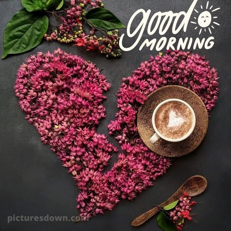 Romantic good morning love picture heart free download