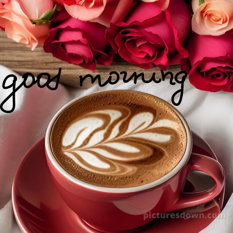 Romantic good morning love picture coffee free download