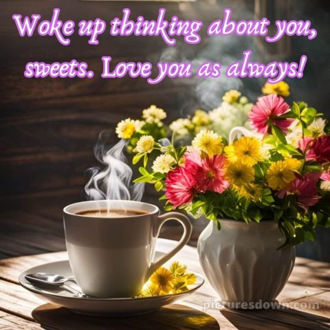Romantic good morning love images picture bouquet free download