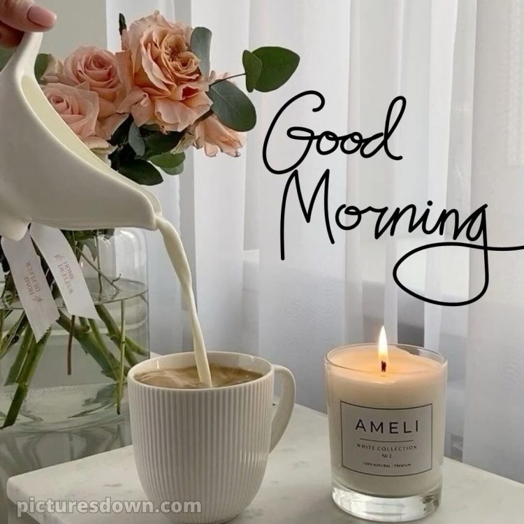 Romantic good morning love messages for girlfriend picture candle free download