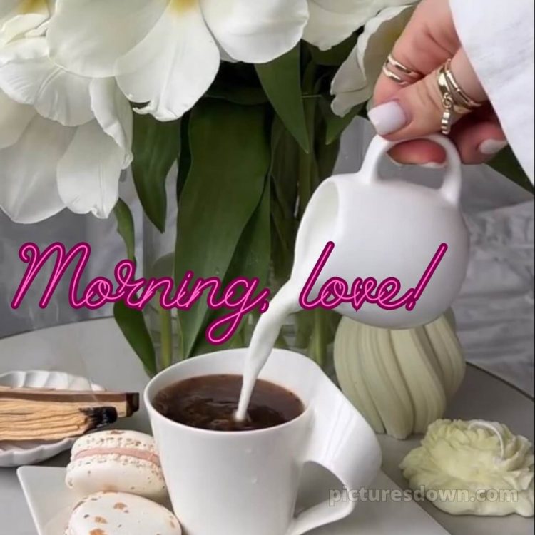 Romantic good morning message for her picture milk free download