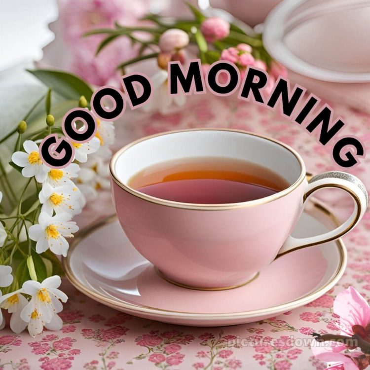 Romantic good morning sweetheart picture tea free download