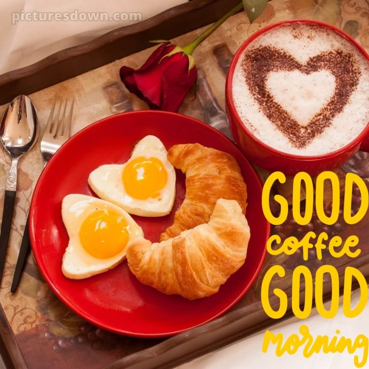 Romantic good morning wife picture breakfast free download