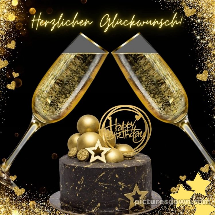 Alles gute zum geburtstag bilder männer bild Sektgläser kostenlos