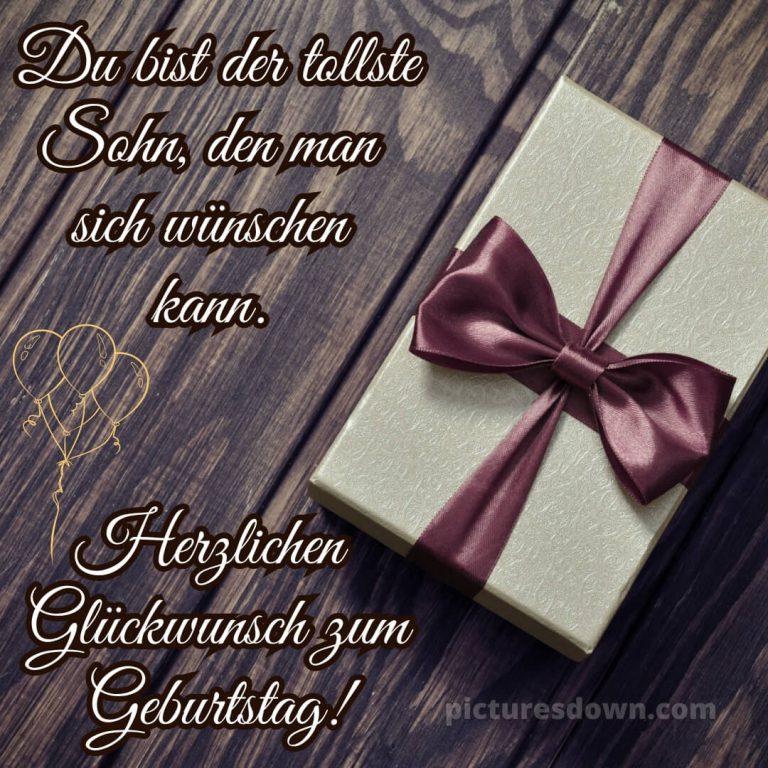 Geburtstagskarte 'To My Son' – Mit Gravur, Im Brieftaschenformat – Geschenk Für Den Sohn Von Mama & Papa