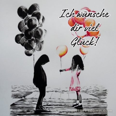 Das wünsche ich dir bild Luftballons kostenlos